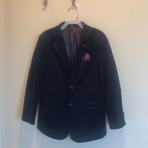 Boys Issac Mizrahi Velvet Blazer